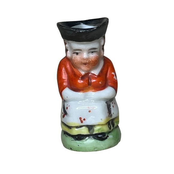 Vintage Miniature Toby Jug PItcher Creamer Colonial Woman Japan - Picture 1 of 6